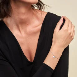 Discount Histoire d'Or Bracelet Ishane Argent Blanc Oxyde De Zirconium