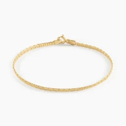 Outlet Histoire d'Or Bracelet Ivy Maille Haricot or jaune