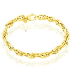 Clearance Histoire d'Or Bracelet Izar Torsadee Or Jaune