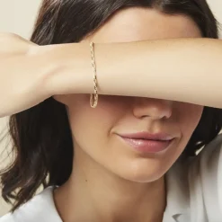 Online Histoire d'Or Bracelet Izel Maille Anglaise Or Jaune