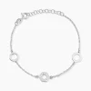 Discount Histoire d'Or Bracelet Jalila Argent Blanc Oxyde De Zirconium