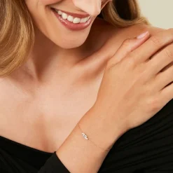 Online Histoire d'Or Bracelet Jardin Secret Or Jaune Topaze Oxyde De Zirconium