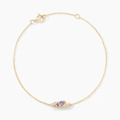 Histoire d'Or Bracelet Jardin Secret Or Jaune Améthyste Oxyde De Zirconium* Bracelets