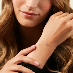 Histoire d'Or Bracelet Jardin Secret Or Jaune Améthyste Oxyde De Zirconium* Bracelets