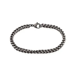 Histoire d'Or Bracelet Jasone Maille Franco Acier Gris* Bracelets|Bracelets Fantaisie