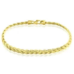 Outlet Histoire d'Or Bracelet Jayna Maille Palmier Or Jaune