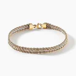 Histoire d'Or Bracelet Jerry Maille Corde 3 Rangs* Bracelets|Bracelets Maille