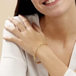 Histoire d'Or Bracelet Jerry Maille Corde or jaune