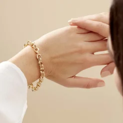 Histoire d'Or Bracelet Joice Maille Alternée Et Godronne* Bracelets|Bracelets Maille