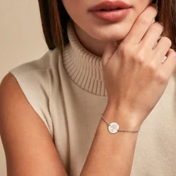 Discount Histoire d'Or Bracelet Jollene Argent Blanc