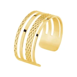 Best Histoire d'Or Bracelet Jonc Abram Acier Jaune acier doré