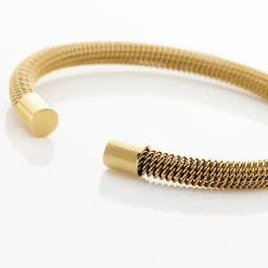 Hot Histoire d'Or Bracelet Jonc Sibil acier doré