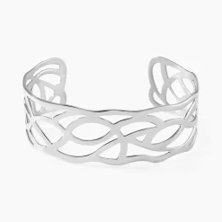 Best Histoire d'Or Bracelet Jonc Aelis Acier Blanc