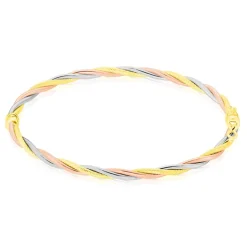 Best Histoire d'Or Bracelet Jonc Anaisaae Torsade Or Tricolore