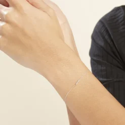 Histoire d'Or Bracelet Jonc Aprhodisia Blanc Diamant Blanc* Bracelets