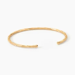 Hot Histoire d'Or Bracelet Jonc Bohemian Plaqué Or Jaune