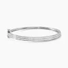 Histoire d'Or Bracelet Jonc Carinne Argent Blanc Oxyde De Zirconium* Bracelets|Bracelets Joncs
