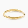 Outlet Histoire d'Or Bracelet Jonc Claudie 3 Fils Entrelaces Or Jaune