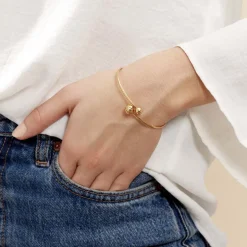 Hot Histoire d'Or Bracelet Jonc Clemmie Or Jaune