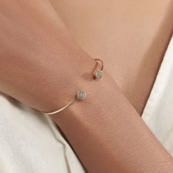 Discount Histoire d'Or Bracelet Jonc Eryne Or Jaune