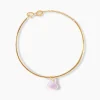 Outlet Histoire d'Or Bracelet Jonc Ida Coeur Or Jaune