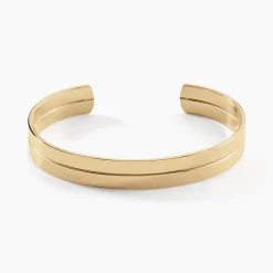 New Histoire d'Or Bracelet Jonc Jeanne-lise Plaqué Or Jaune