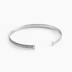 Histoire d'Or Bracelet Jonc Oscaro Argent Gris* Bracelets|Bracelets Joncs