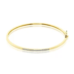 Discount Histoire d'Or Bracelet Jonc Phillipa Or Jaune Diamant
