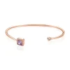 Discount Histoire d'Or Bracelet Jonc Purple Mood Argent Rose Oxyde De Zirconium