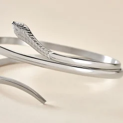 Histoire d'Or Bracelet Jonc Solitaae Argent Blanc* Bracelets|Bracelets Joncs