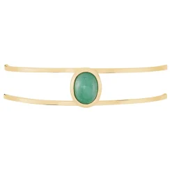 Histoire d'Or Bracelet Jonc Veina Plaqué Or Jaune Aventurine* Bracelets|Bracelets Joncs