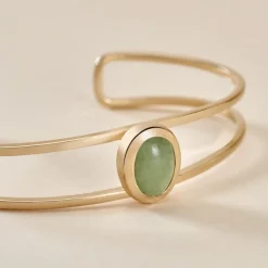 Histoire d'Or Bracelet Jonc Veina Plaqué Or Jaune Aventurine* Bracelets|Bracelets Joncs