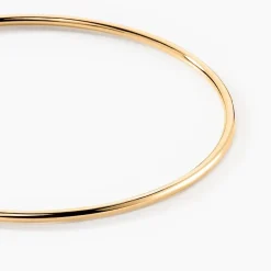 Online Histoire d'Or Bracelet Jonc Xylina Fil Rond Lisse Or Jaune