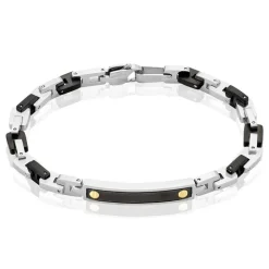 New JOURDAN Bracelet Acier Gris
