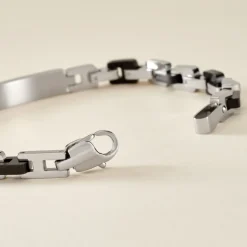 New JOURDAN Bracelet Acier Gris