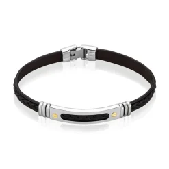 JOURDAN Bracelet Cuir Noir* Bracelets