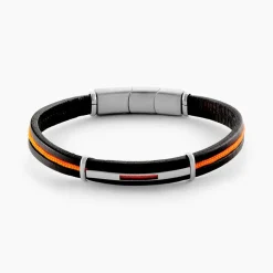 Hot JOURDAN Bracelet Damayanti Cuir Noir