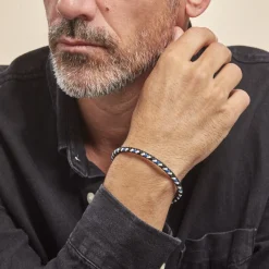 JOURDAN Bracelet Dixon Acier Blanc* Bracelets|Bracelets Fantaisie