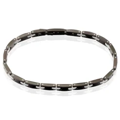 JOURDAN Bracelet Homme Dinema Acier Argente