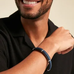 JOURDAN Bracelet Marin Cuir Multicolore* Bracelets