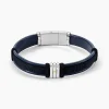JOURDAN Bracelet Orso Cuir Bleu* Bracelets