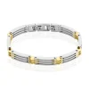 New JOURDAN Bracelet Rio Acier Bicolore