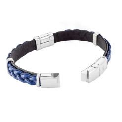 Online JOURDAN Bracelet Trenza Acier Bicolore