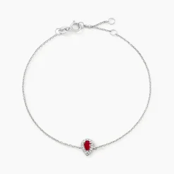 Histoire d'Or Bracelet Juliettina Et Diamant or blanc rubis