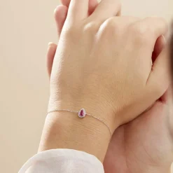 Histoire d'Or Bracelet Juliettina Et Diamant or blanc rubis