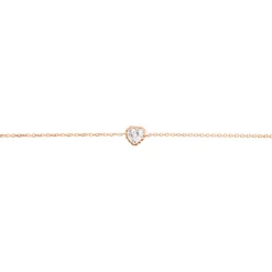 Outlet Histoire d'Or Bracelet Kadidjatou Or Rose Oxyde De Zirconium