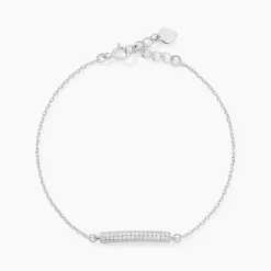 Clearance Histoire d'Or Bracelet Kiara Argent Blanc Oxyde De Zirconium