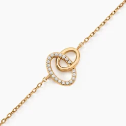 Best Histoire d'Or Bracelet Kimberlie Plaqué Or Jaune Oxyde De Zirconium