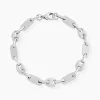 Online Histoire d'Or Bracelet Kobe Acier Blanc