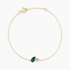 Hot Histoire d'Or Bracelet Kobina Or Jaune Topaze Oxyde De Zirconium